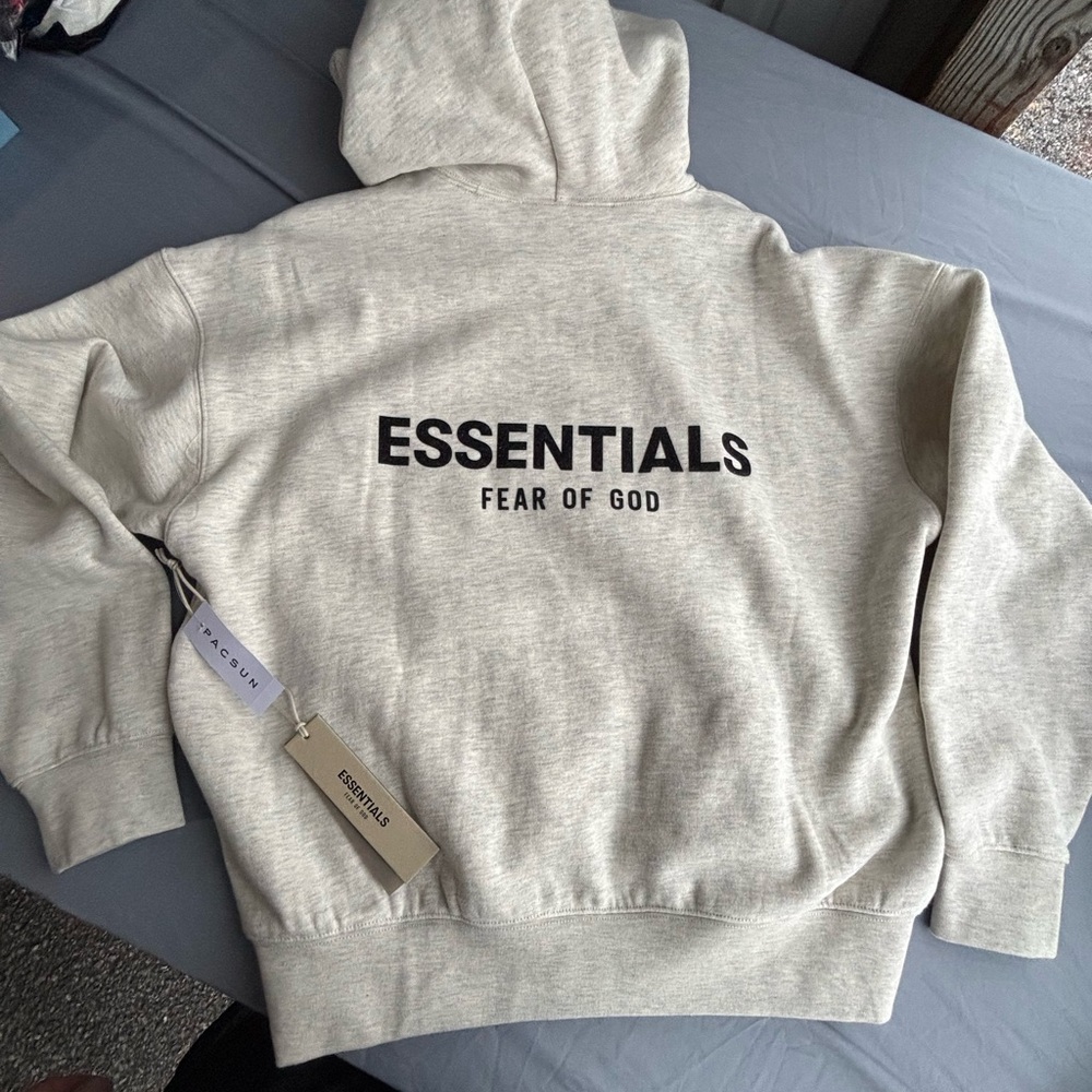 Essentials Fear of God hoodie in Cream